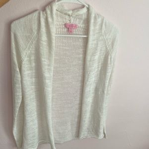 Lilly Pulitzer White Cardigan